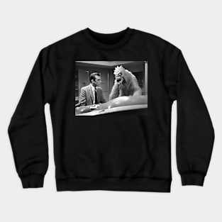 Angry vintage monster Crewneck Sweatshirt